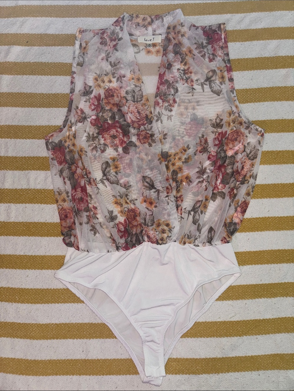 love J Sleeveless Bodysuit Blouse